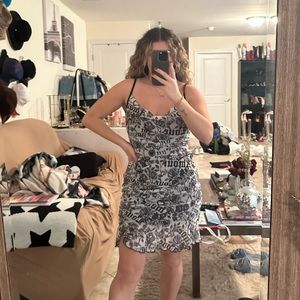Tattoo print primark dress